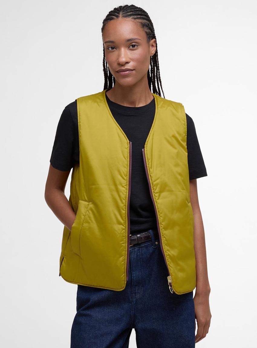 Barbour My Barbour Reversible Quilted Liner - Aubergine