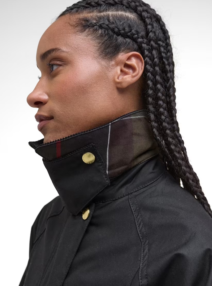 Barbour Modern Beadnell Waxed Jacket - Black