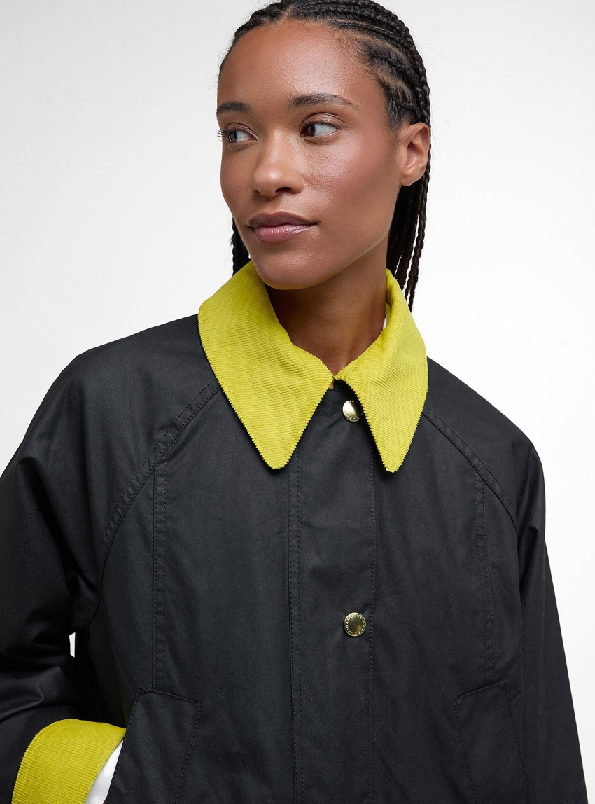 Barbour Icons Modern Beadnell Waxed Jacket - Black