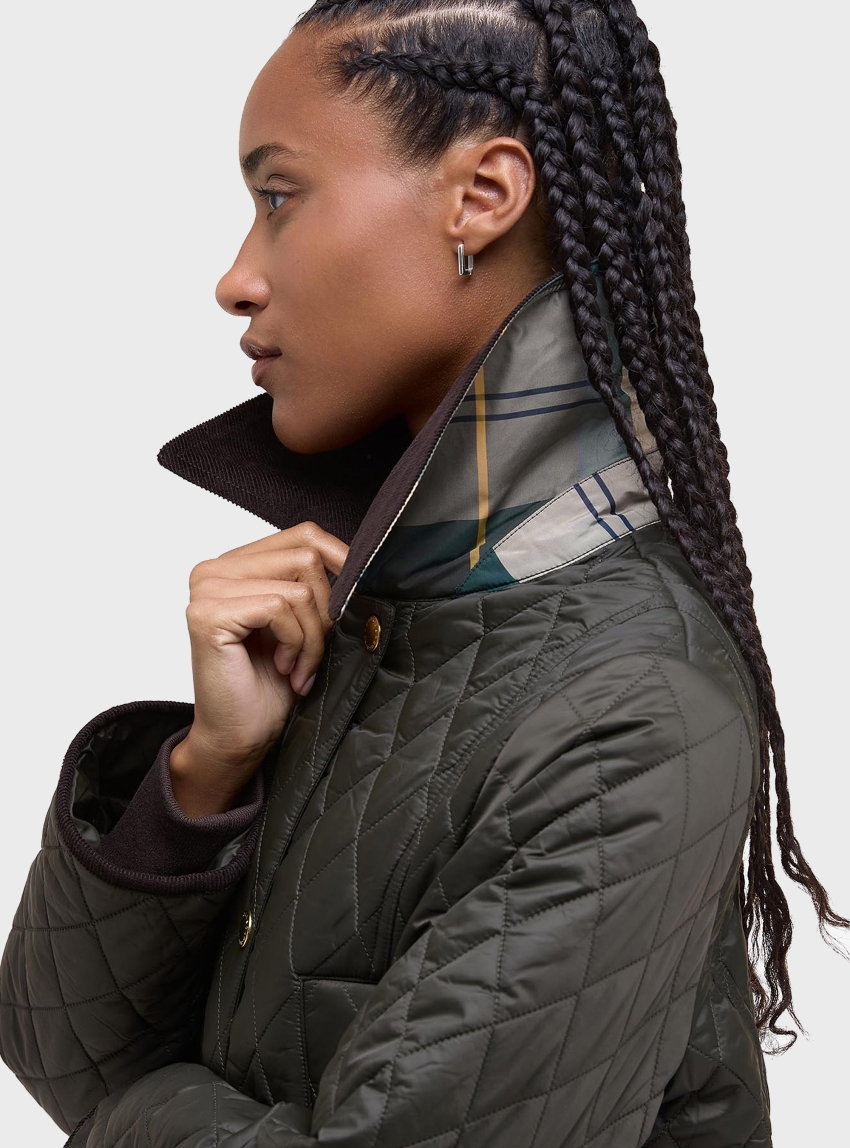 Barbour Modern Beadnell Quilted Jacket - Sage
