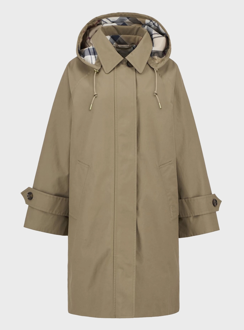 Barbour Sadie Waterproof Jacket - Dark Beige