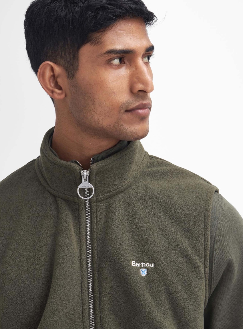Barbour Essentials Fleece Gilet - Olive 