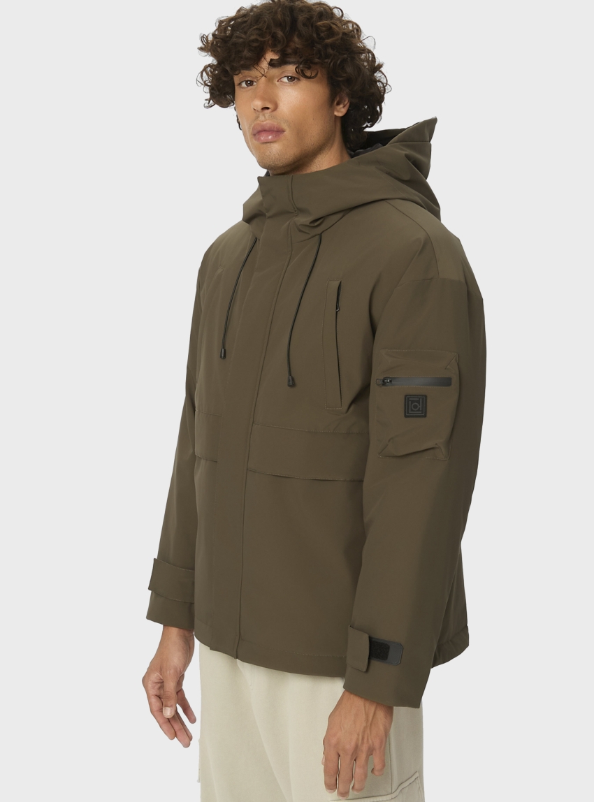 Dirty Laundry Hooded Jacket - Khaki