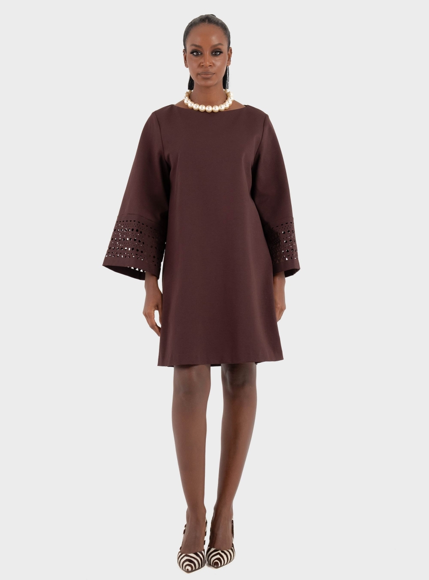 Mei Mei J Dress  - Aubergine