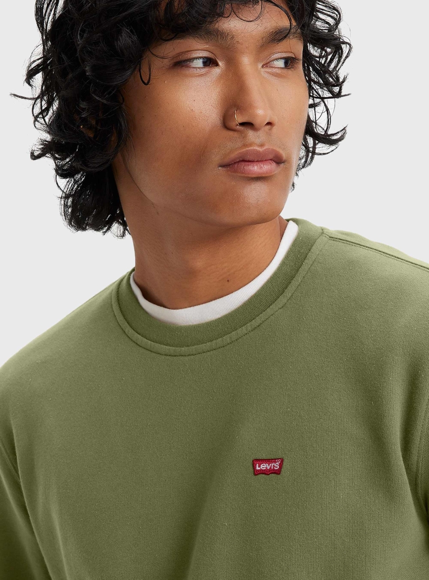 Levi's Original Housemark Crewneck Sweatshirt - Light Green