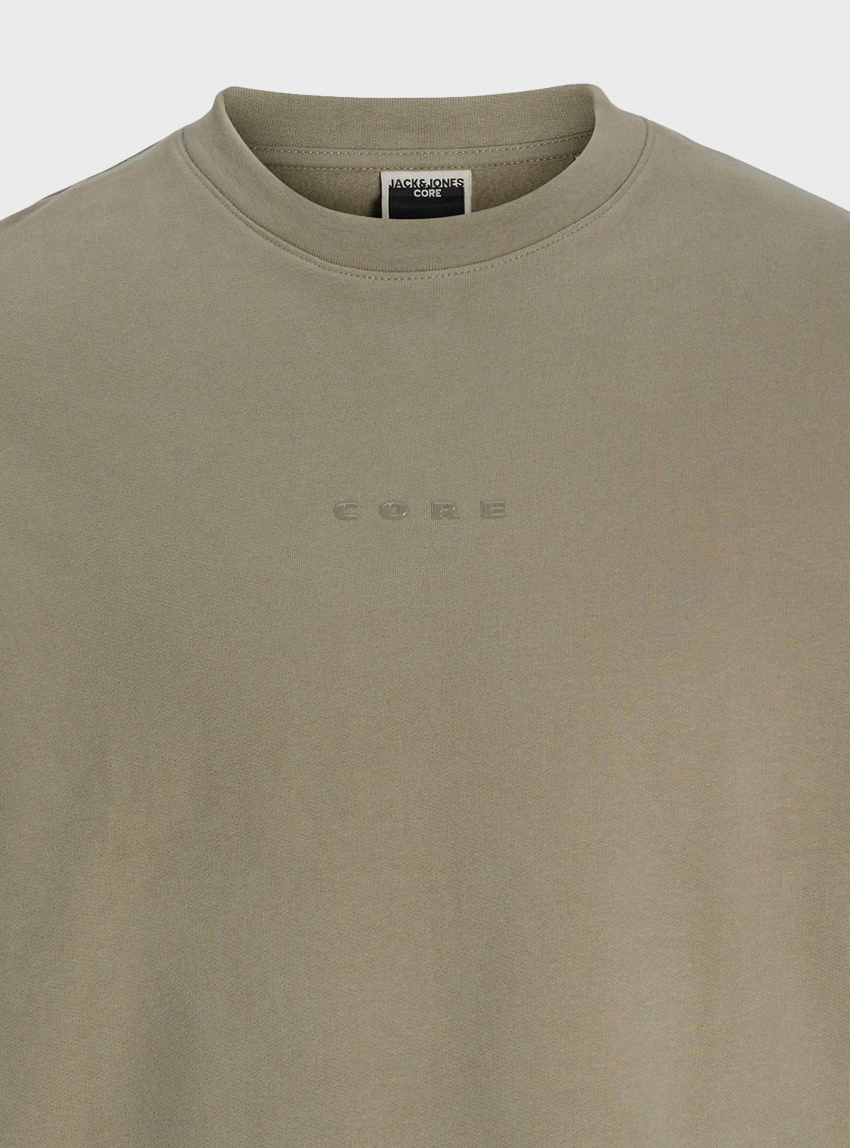 Jack & Jones Jcostance Relaxed Crew Neck Sweater - Light Green