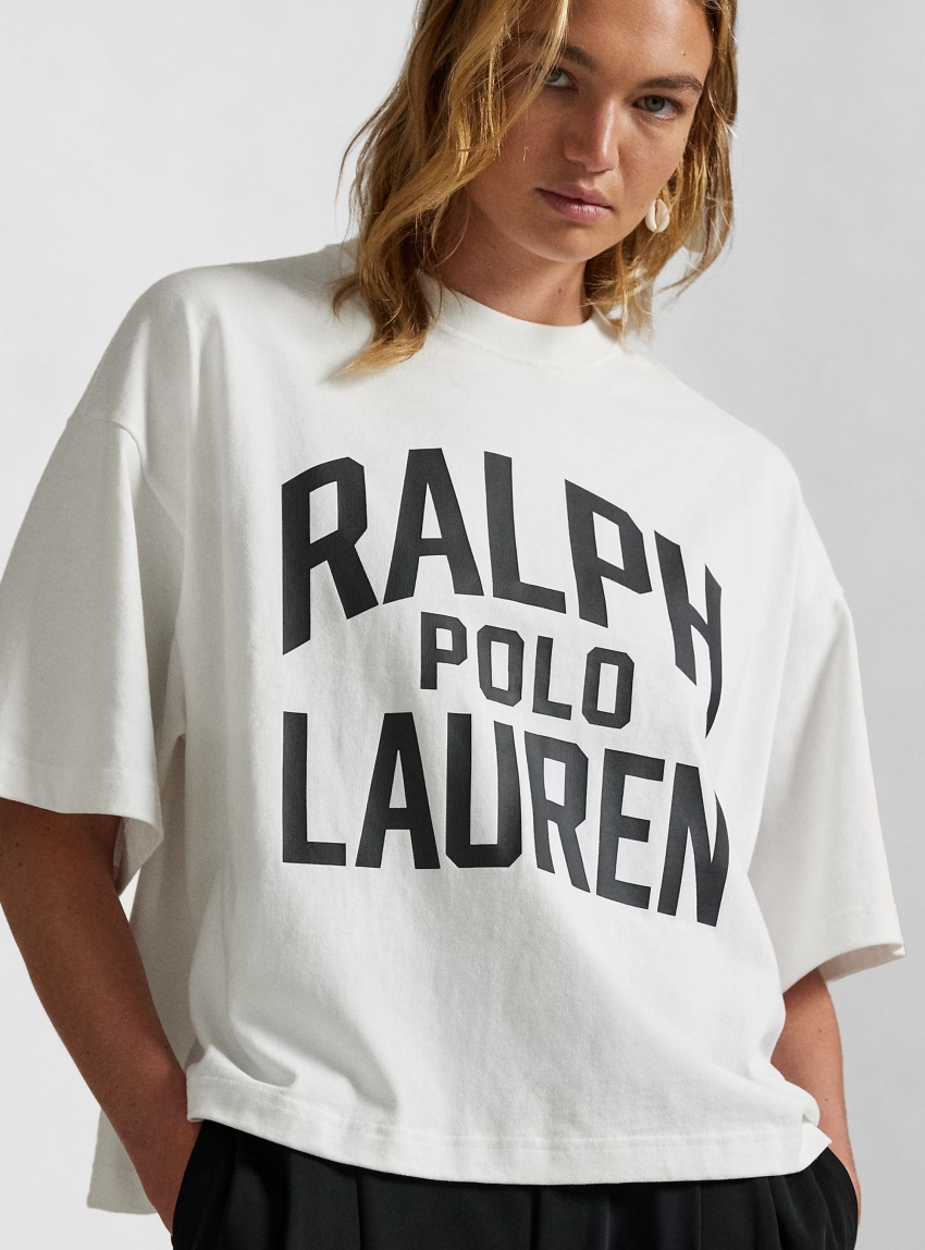 Polo Ralph Lauren Logo Cotton Jersey T-Shirt - White