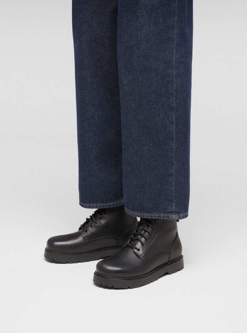 Birkenstock Highwood Lace Mid M Waterproof Boots - Black