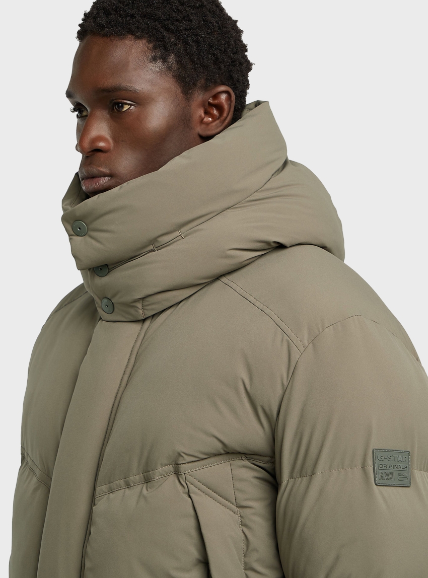G-Star G-Whistler Xl Long Blanket Jacket - Olive 