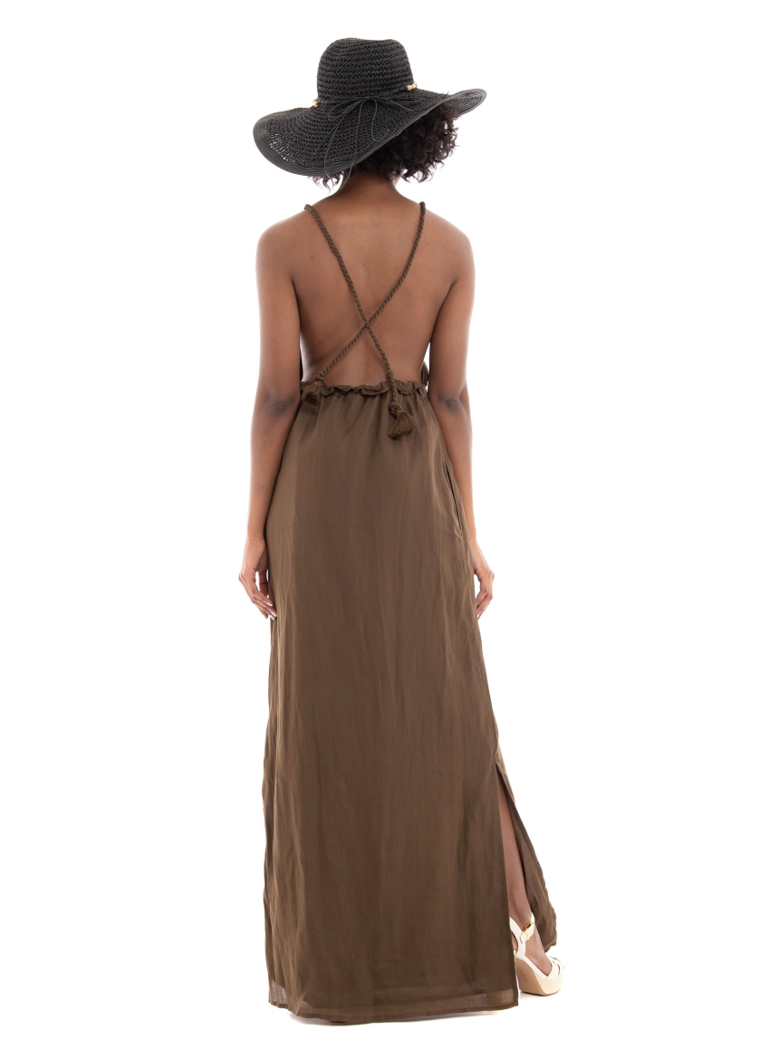 Scotch & Soda Maxi Dress - Brown