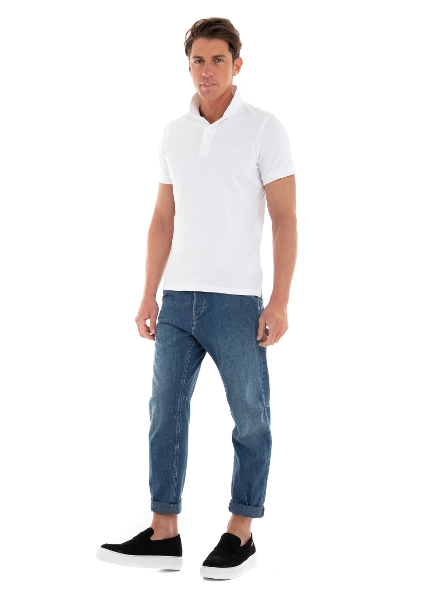 Superdry Classic Pique Polo Shirt  - White