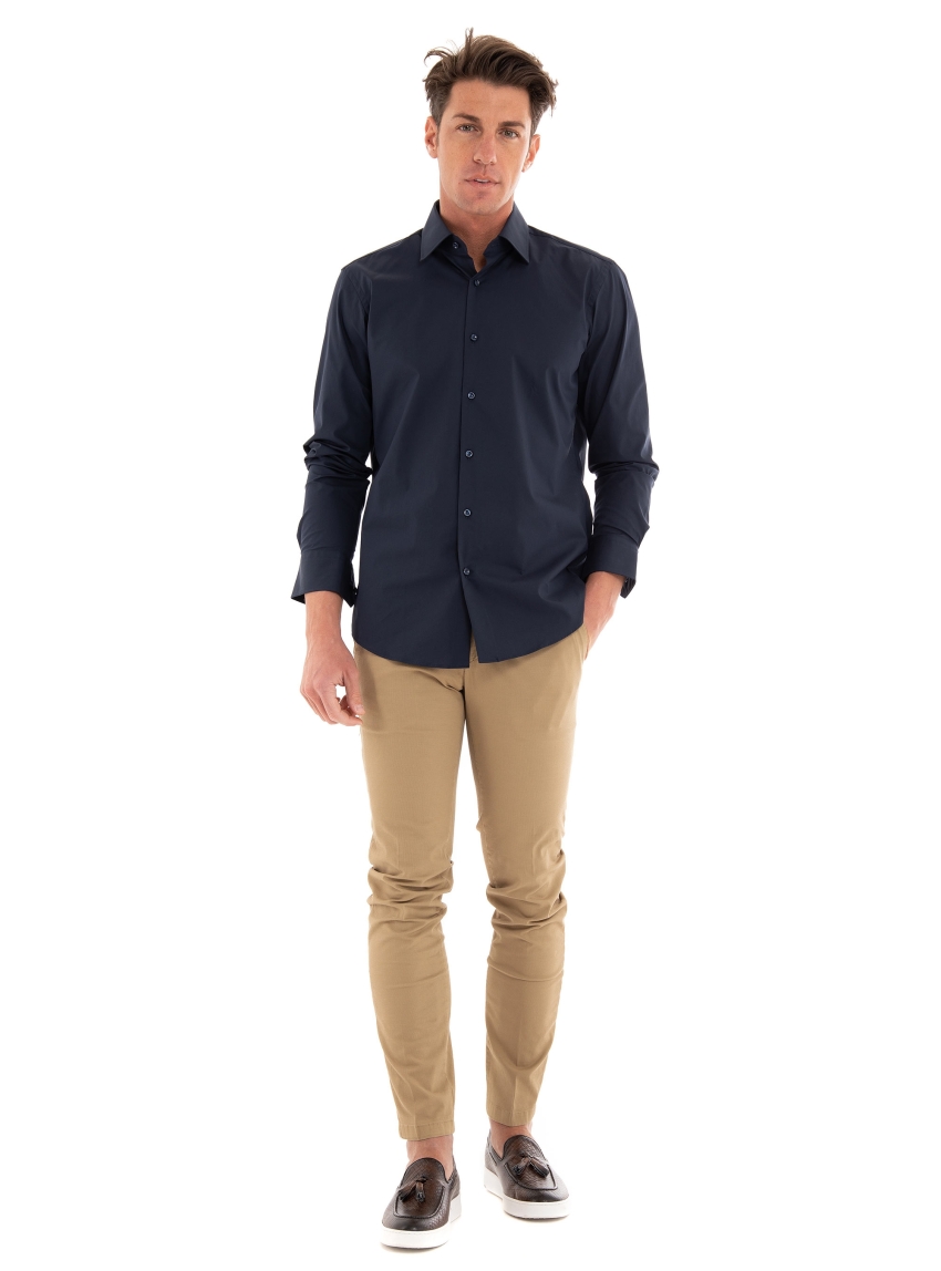 Boss Regular Fit Shirt H-Joe - Dark Blue