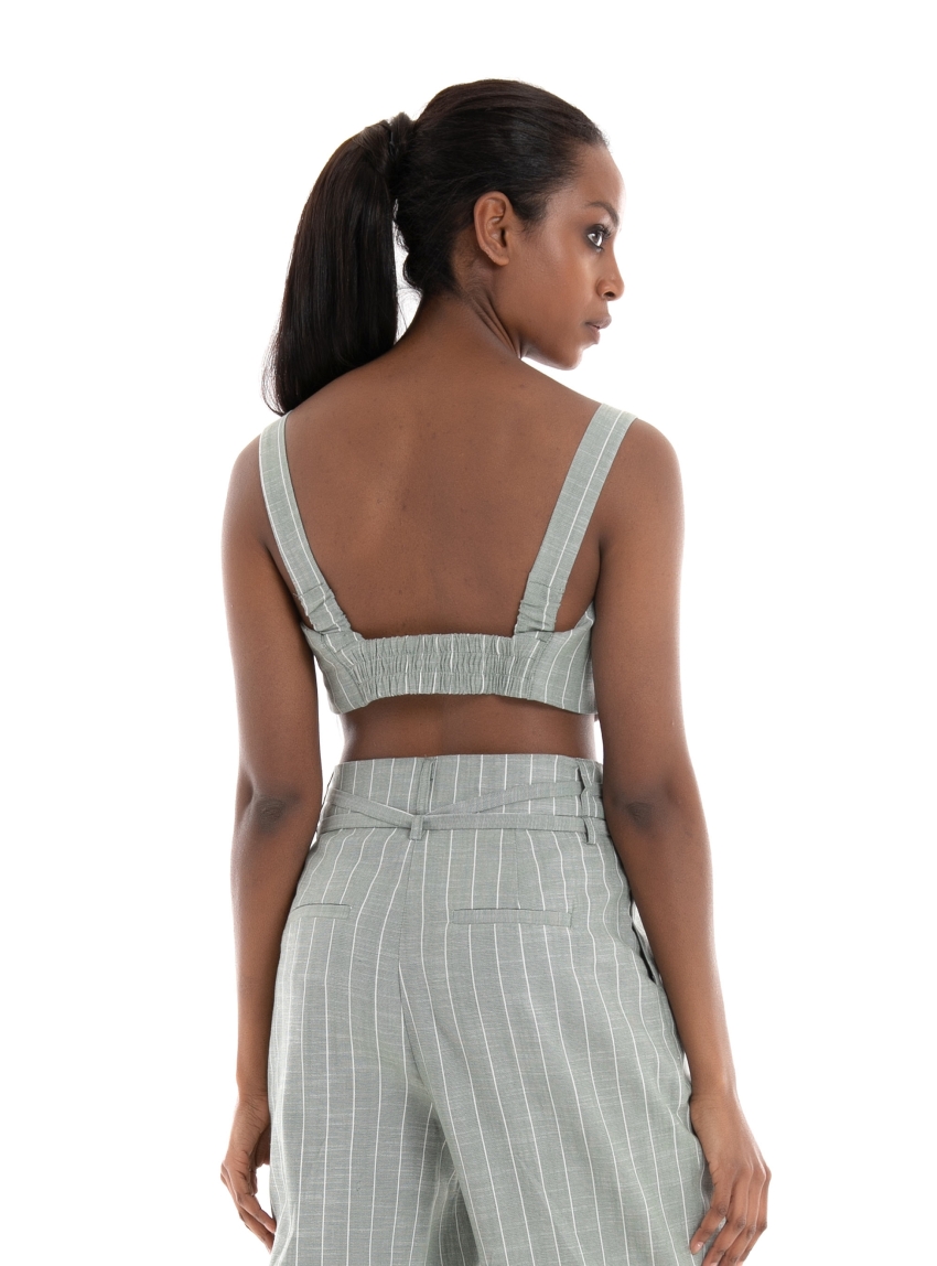 Vero Moda Serena Strap Bra Top - Grey