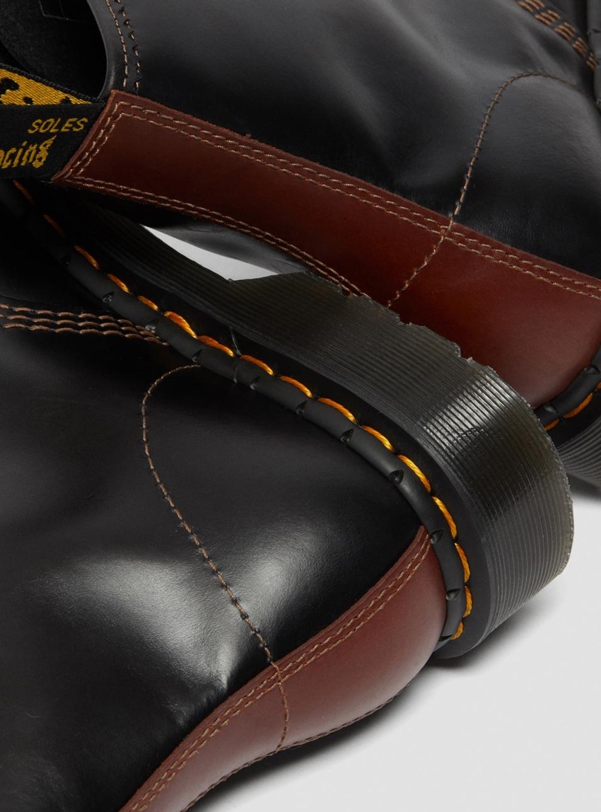 Dr Martens 1460 Abruzzo Leather Ankle Boots - Black