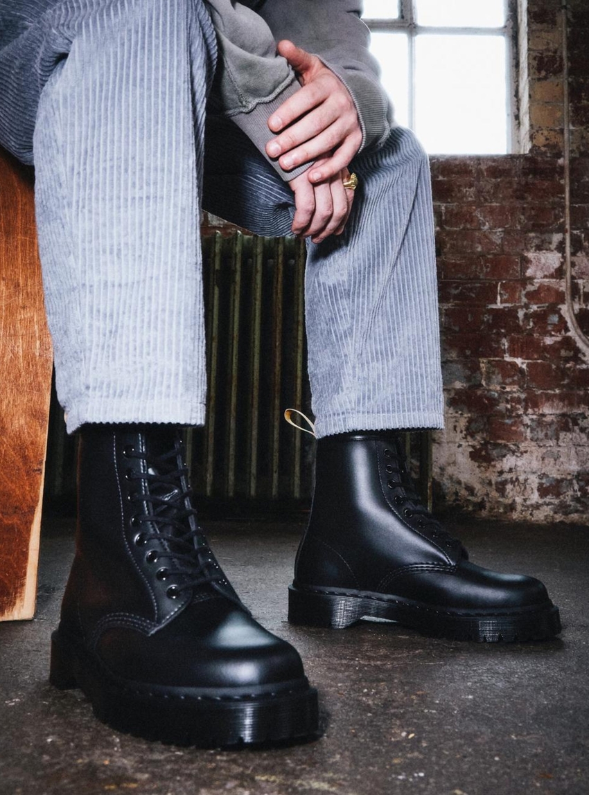 Dr Martens Vegan 1460 Bex Mono Boots - Black