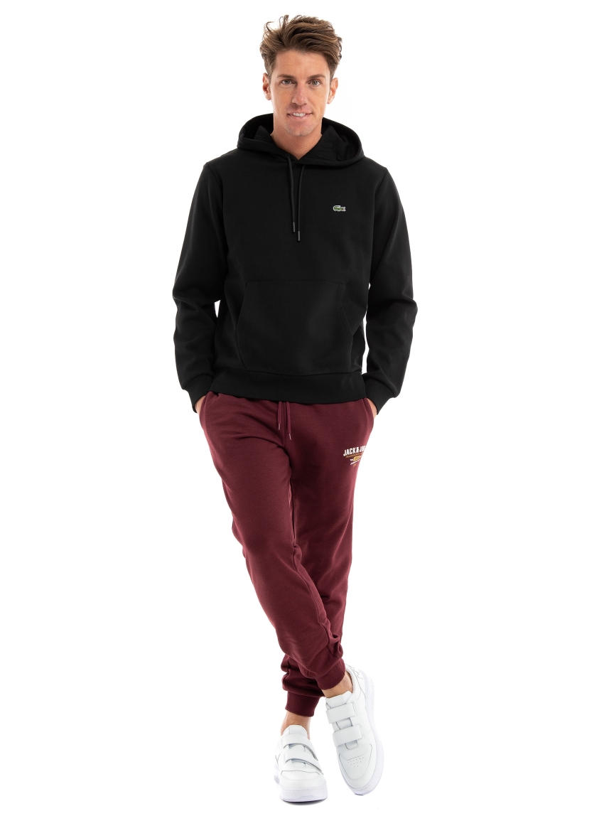 Lacoste  Cotton Jogger Hoodie - Black