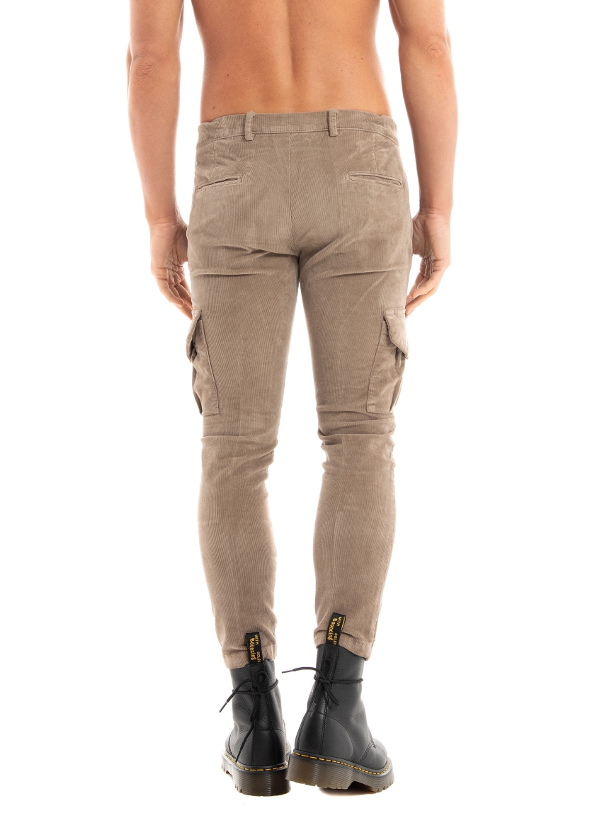 Paul Miranda Corduroy Cargo Pants - Light Brown