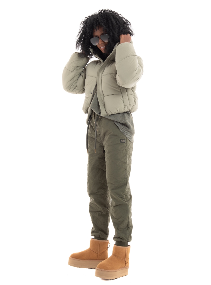 Superdry Code Xpd Cocoon Puffer Jacket - Khaki