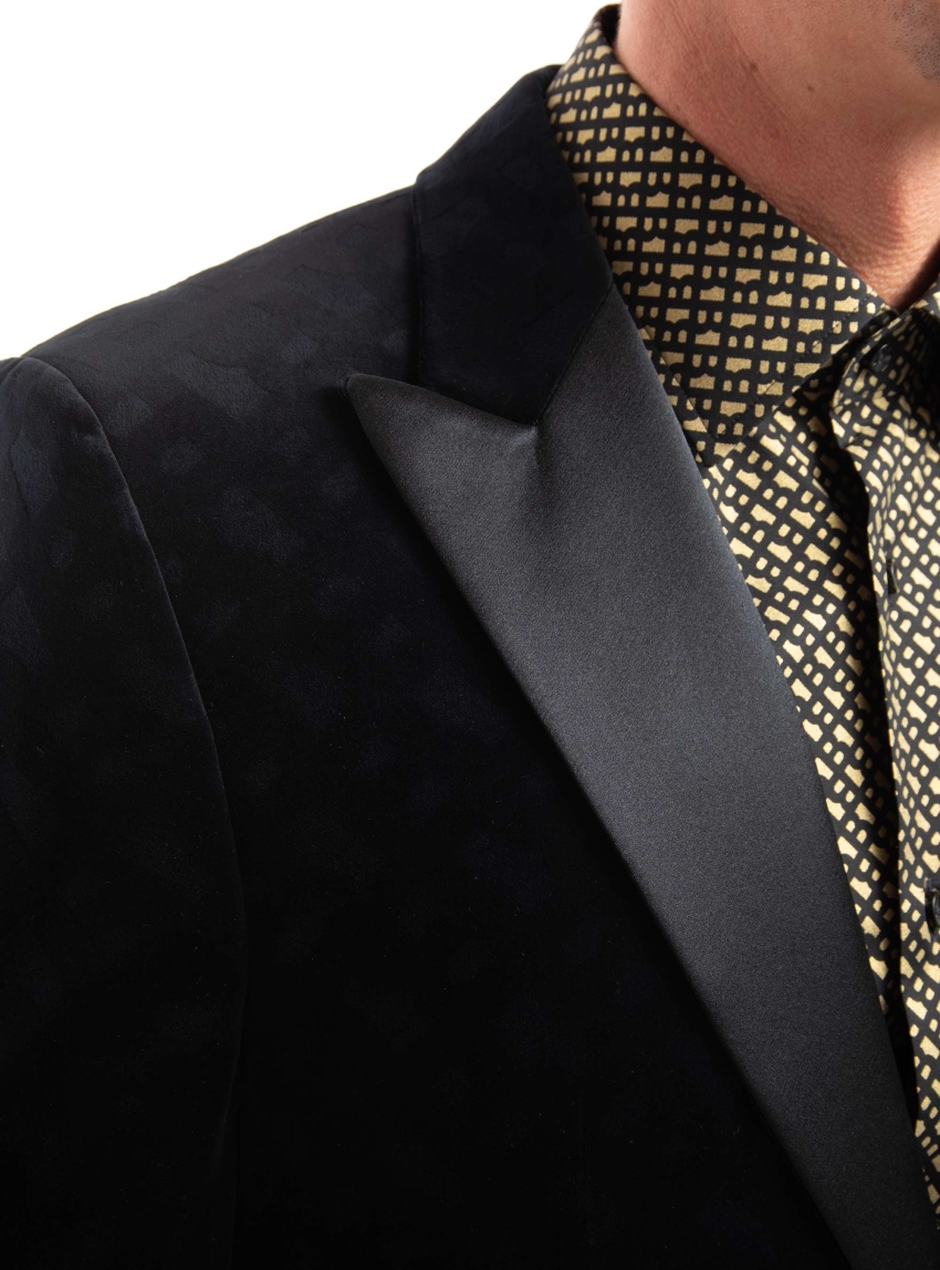 Boss Slim Fit Tuxedo H-Hutson-Tux-231 - Black