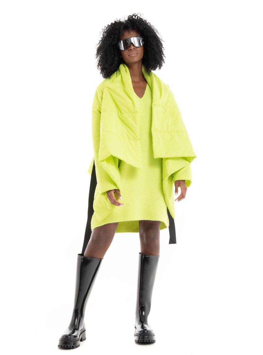 Efi D'angio Puffer Jacket - Lime