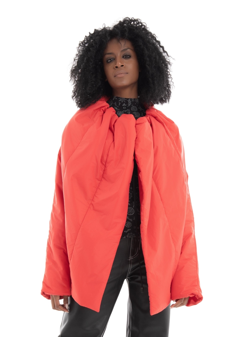 Efi D'angio Puffer Jacket - Red