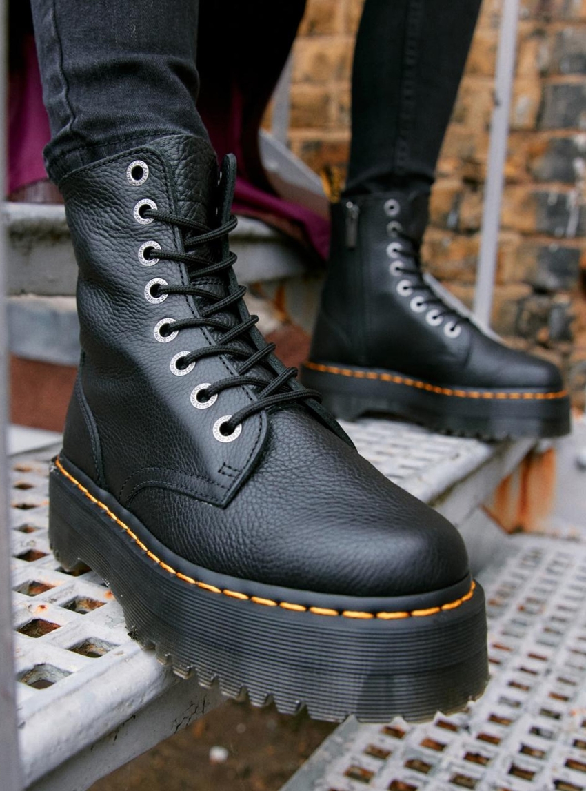 Dr Martens Jadon III Pisa Platform Boots - Black