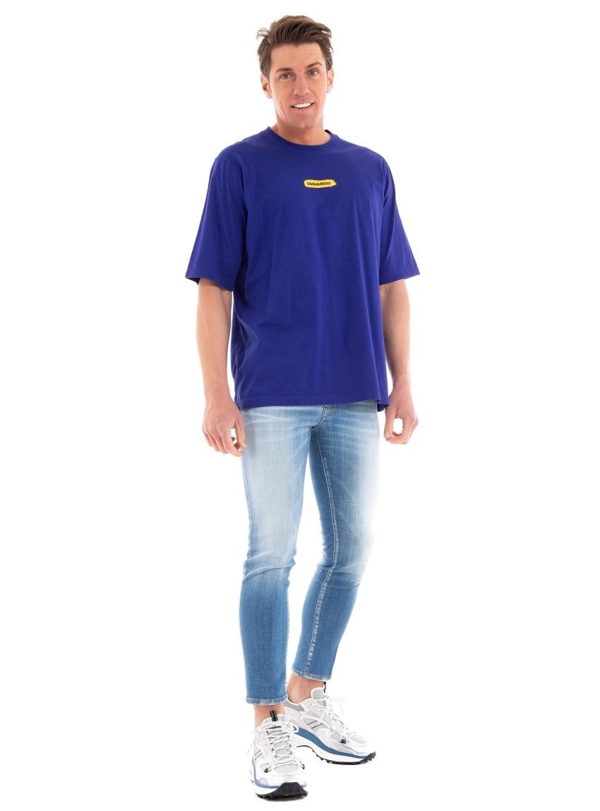 Dsquared D2 Front Logo Tee - Purple