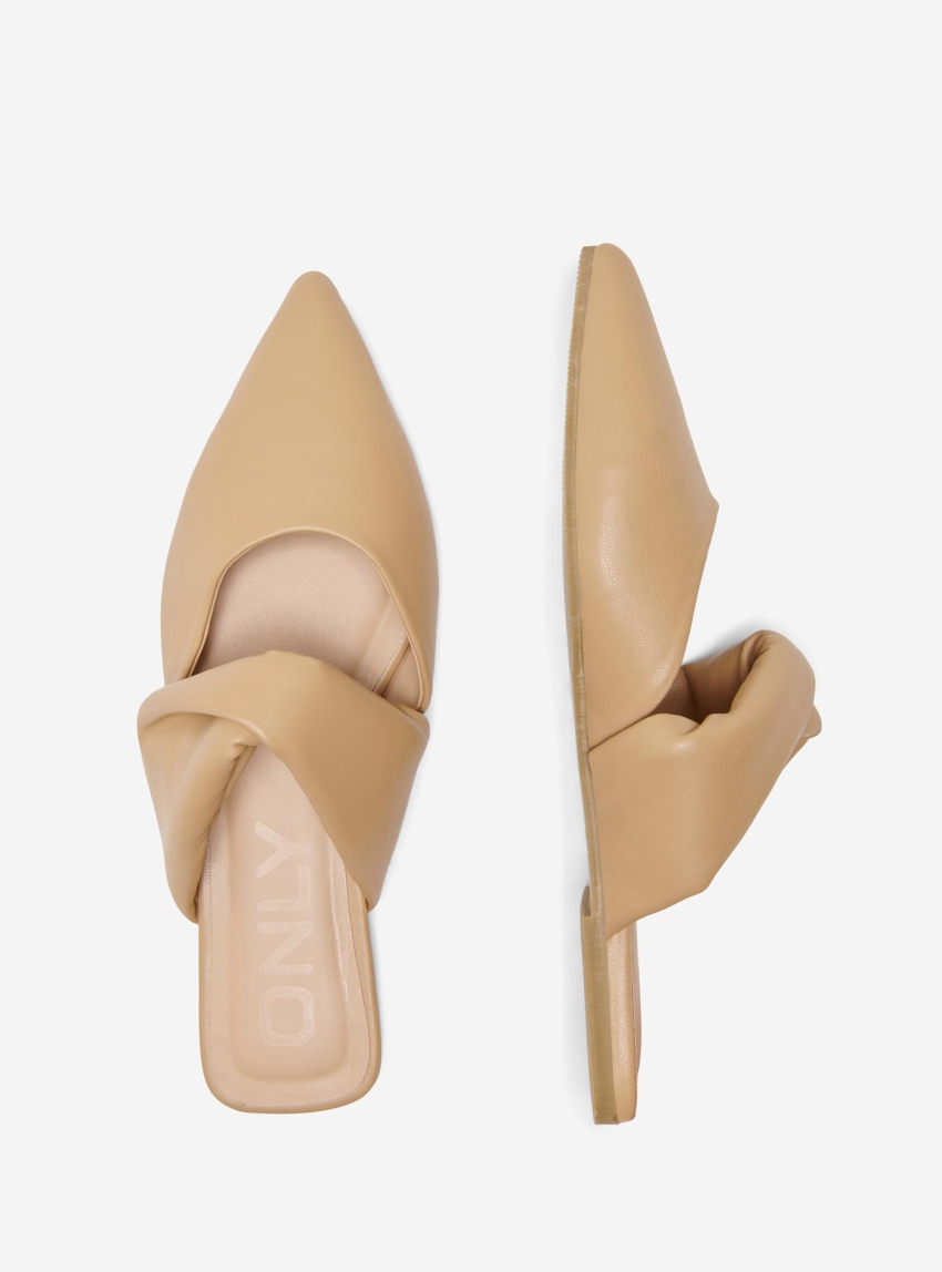 Only Aura-1 Pu Mule - Beige