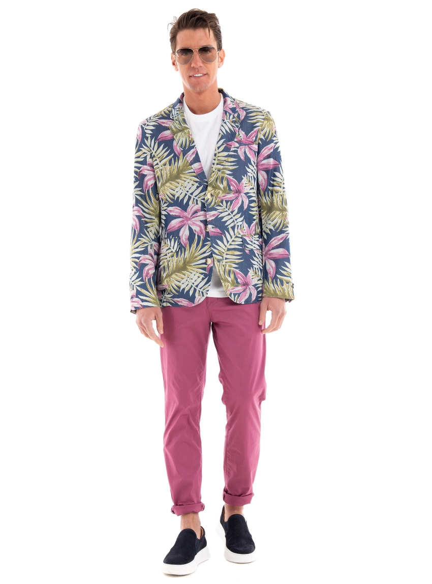 Scotch & Soda Printed Blazer - Multi Colors