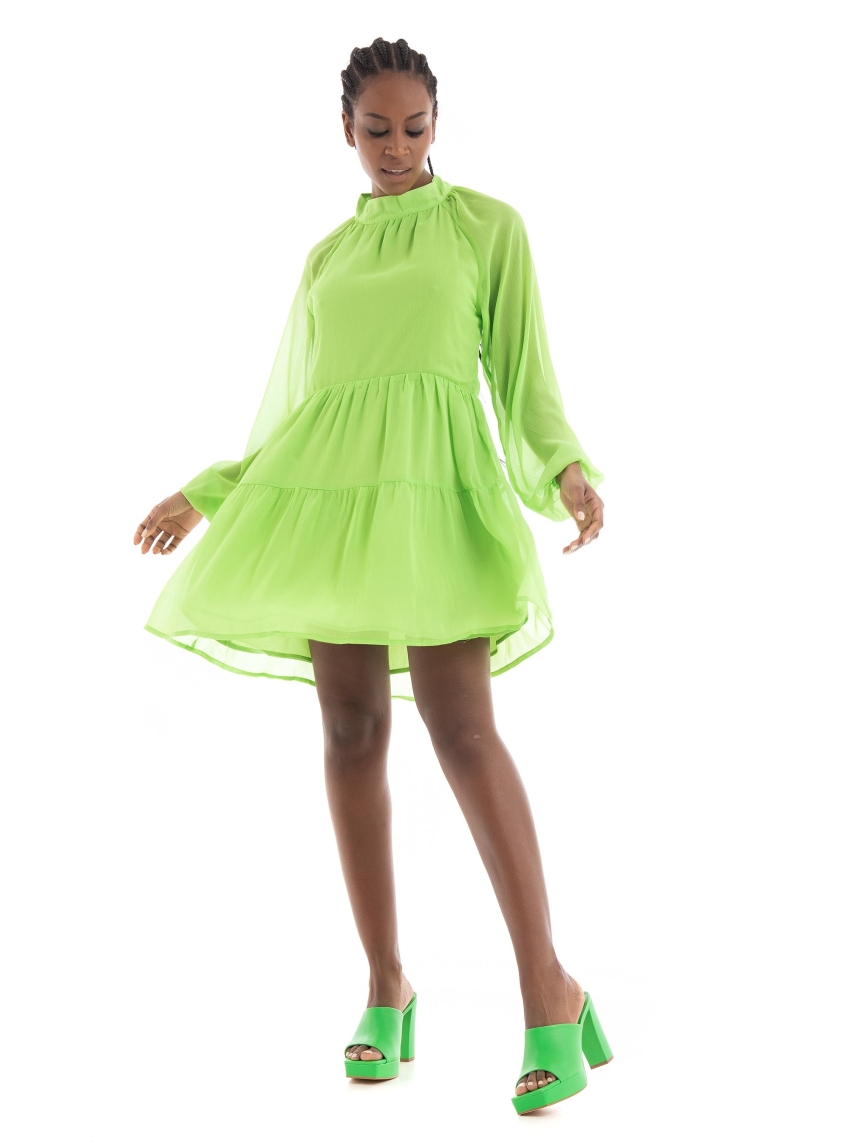 Glamorous Dress - Lime