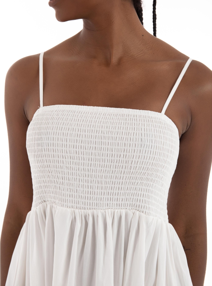 Glamorous Dress - White