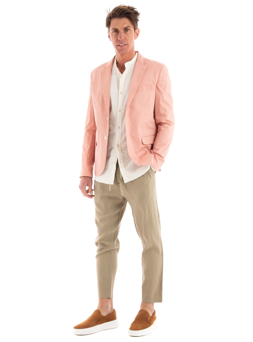 Gianni Lupo Blazer - Light Salmon
