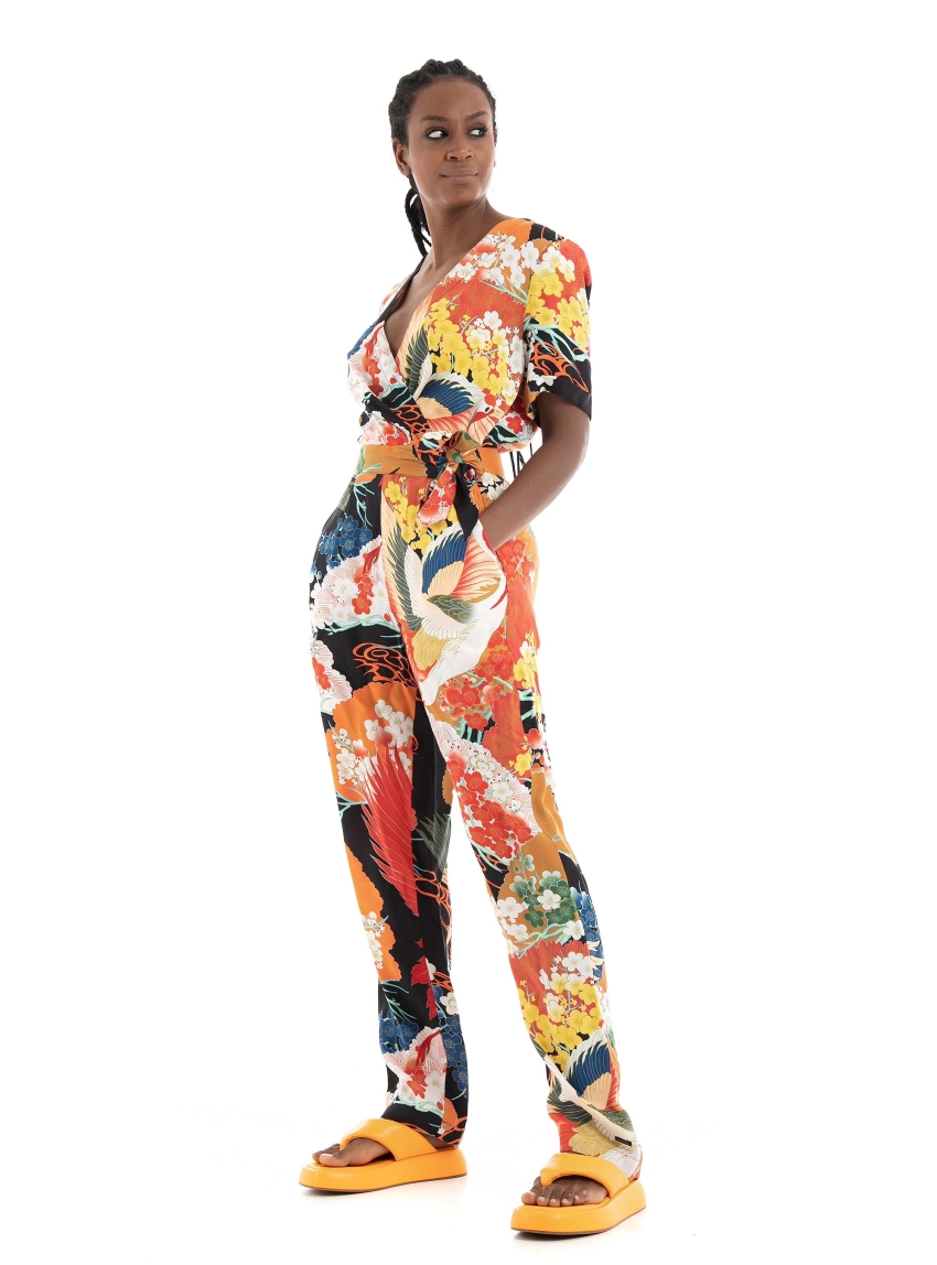 Superdry Vintage Woven Jumpsuit - Floral