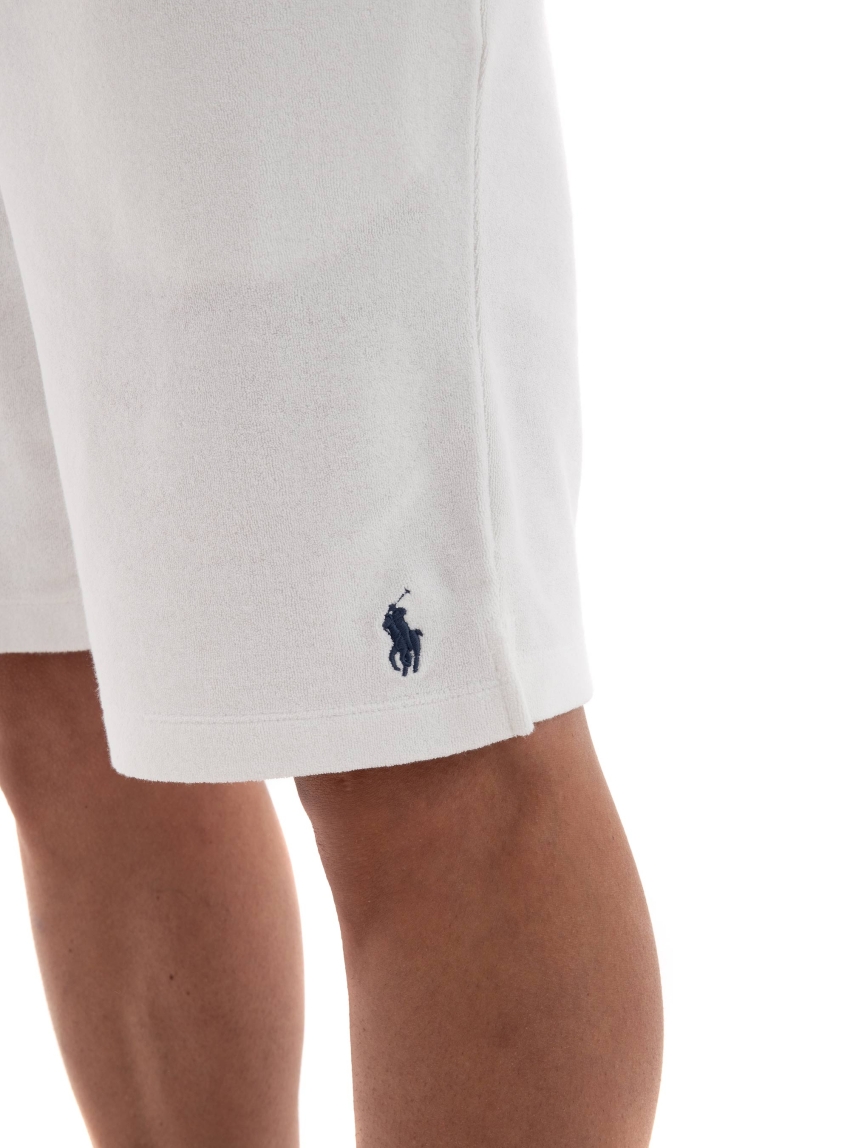 Polo Ralph Lauren Terry Drawstring Shorts - White