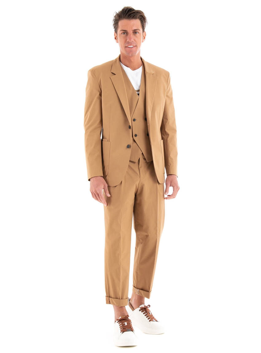 HUGO Unlined Slim Fit Blazer Haero232X - Light Brown