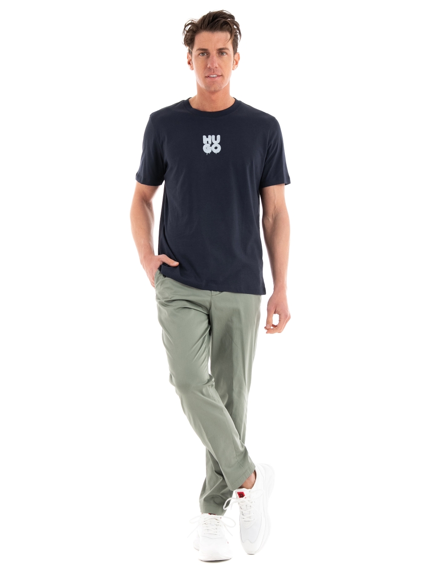 BOSS Relaxed Fit Trousers  P-Perin-W-CW-232F - Light Green