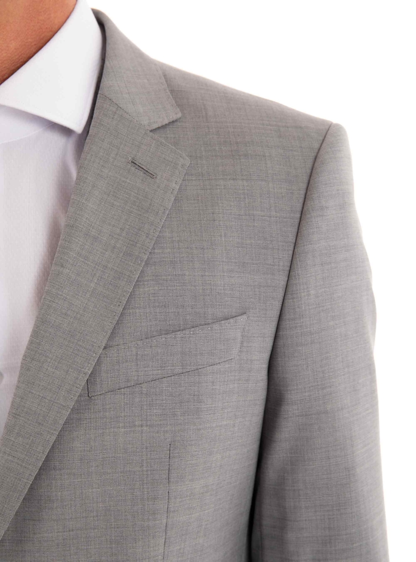 BOSS Slim Fit Blazer H-Huge-MM-224 - Light Grey