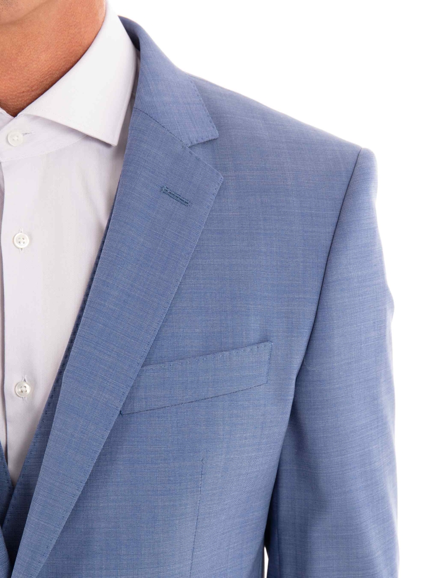 BOSS Slim Fit Blazer H-Huge-MM-224 - Sky Blue