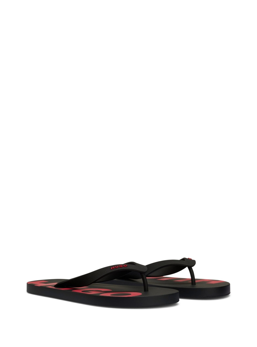 HUGO Flip Flops Arvel_Thng_rblg - Black