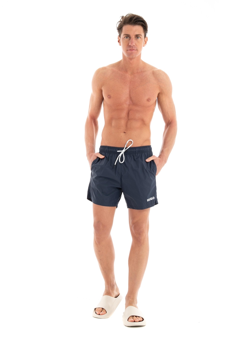 HUGO Quick-Dry Swim Shorts HAITI - Dark Blue