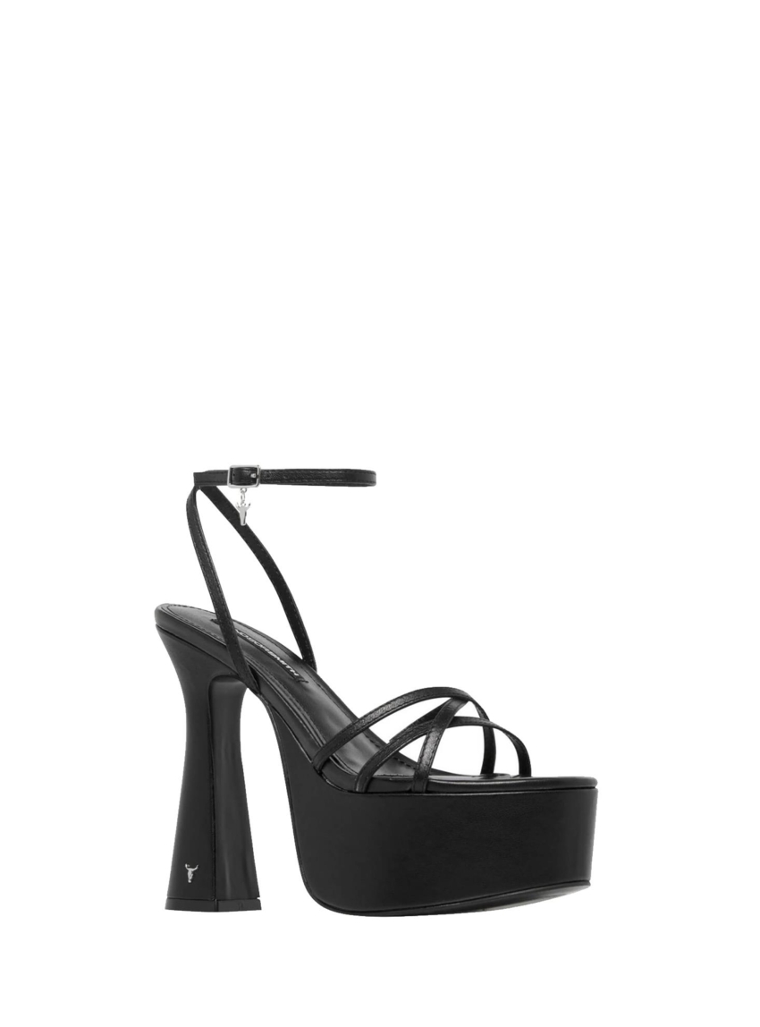 Windsor Smith Heartbreak Le Heel Sandals - Black