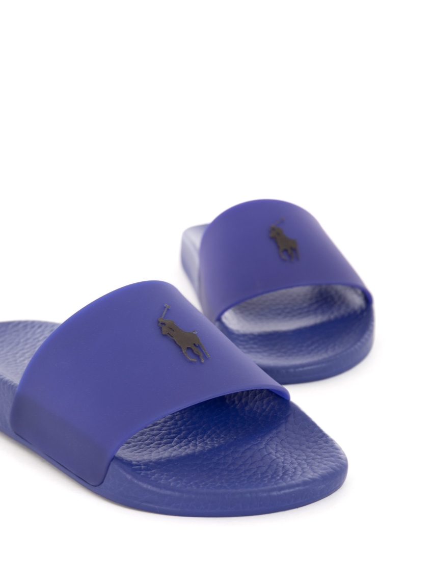 Polo Ralph Lauren Thermochromic Signature Pony Slides - Purple