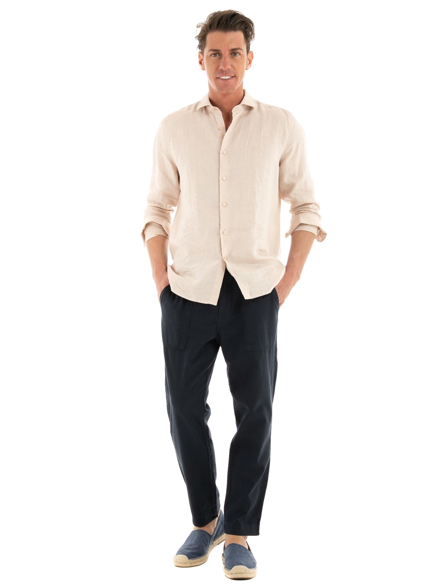 Dstrezzed Jagger Shirt Linen - Light Pink