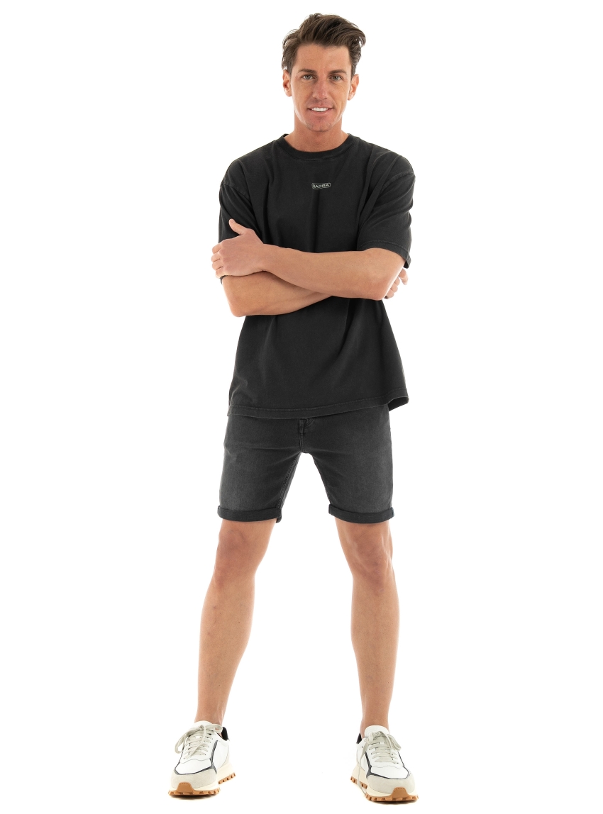 Gabba Anker K4196 Denim Shorts - Black