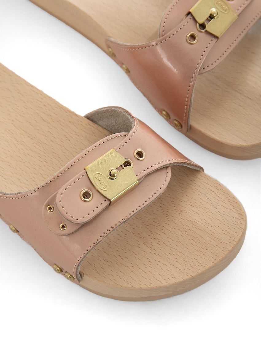 Scholl Pescura Flat Flex Clogs - Rosegold