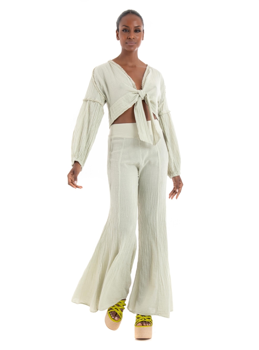 August Top - Light Aquamarine