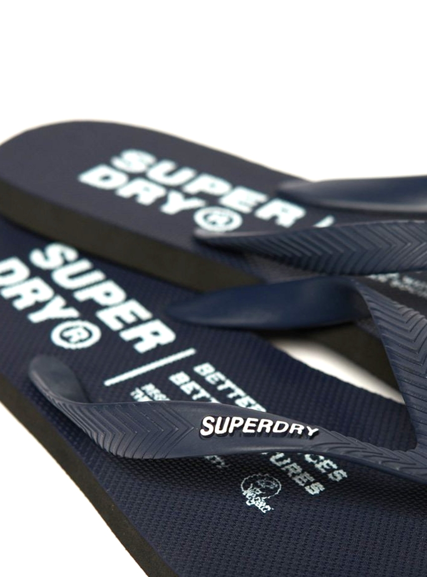 Superdry Studios Vegan Men Flip Flops - Navy