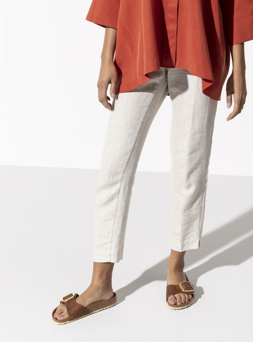 Birkenstock Madrid Big Buckle Narrow Fit Sandals - Cognac