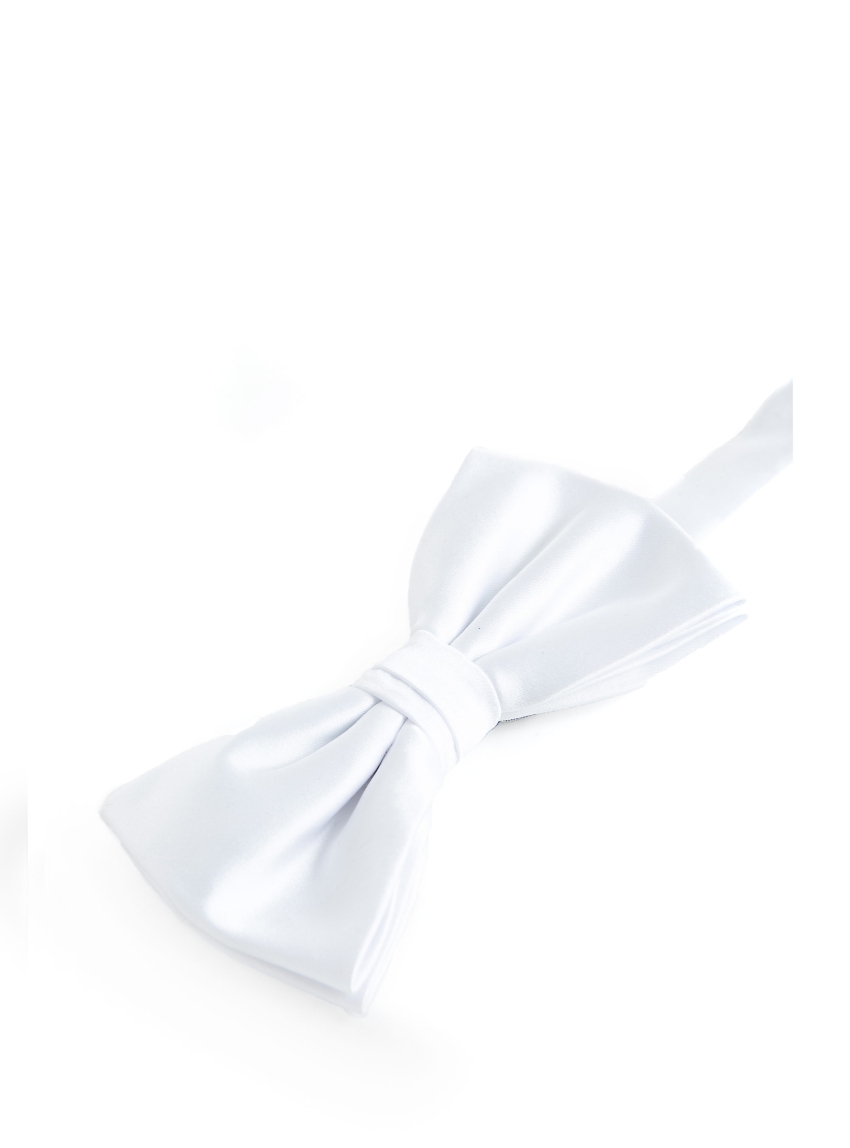 Stefano Mario Bowtie - White