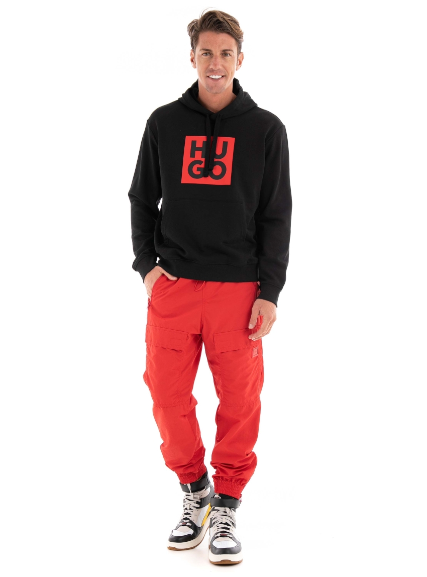 HUGO Regular Fit Tapered Leg Pants Ganno233 - Red